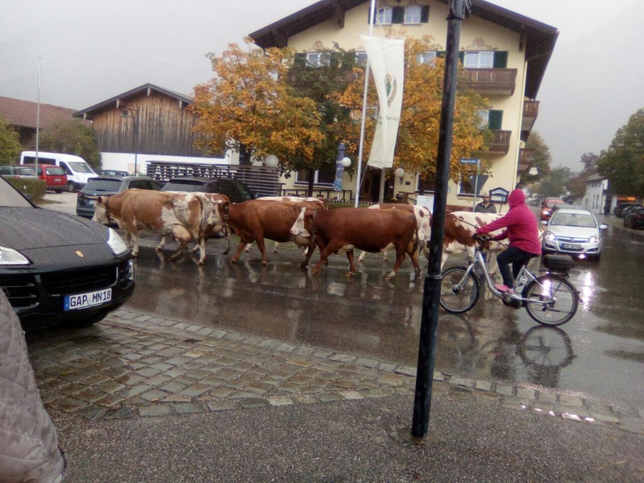 Landgasthof Kirchmayer Farchant Bagian luar foto
